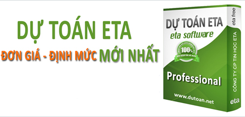 Phần mềm dự toán ETA